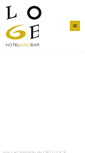 Mobile Screenshot of hotelloge.ch